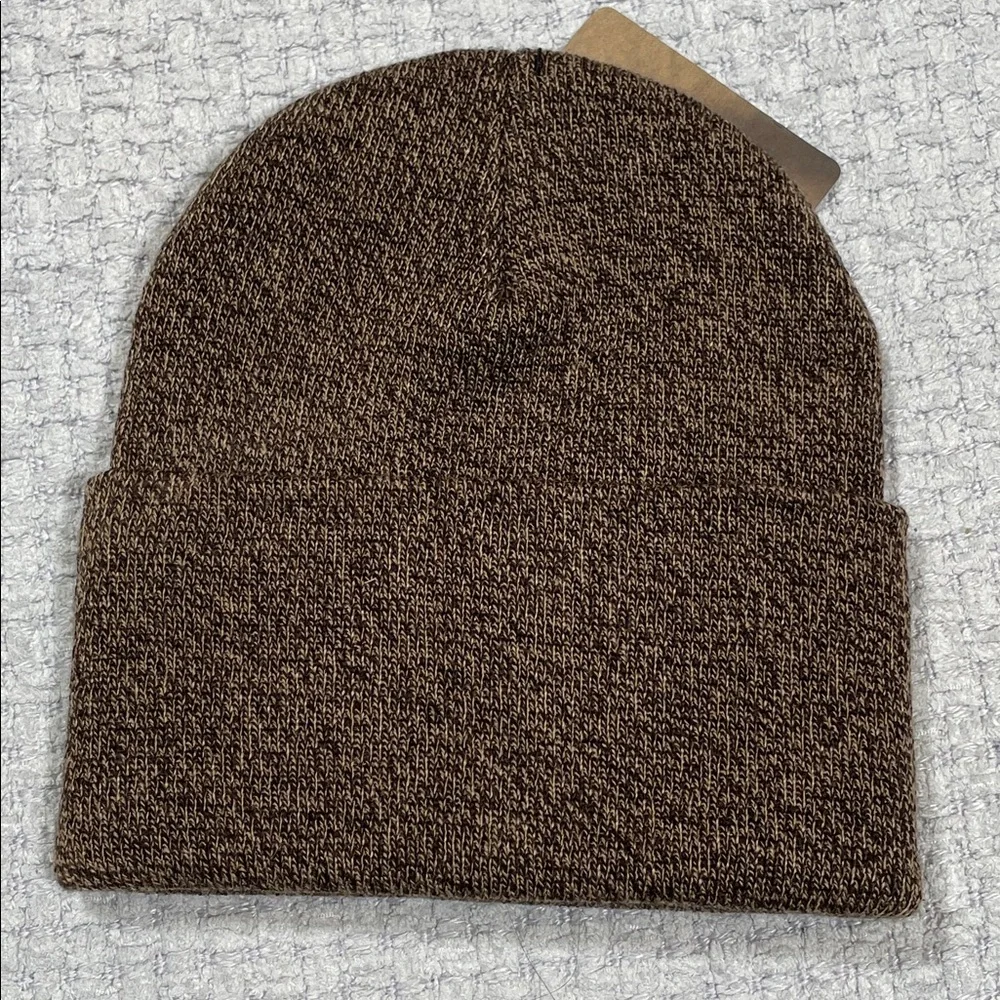 NWT’s Carhartt Winter Cap Beanie OSFA Heather Tan Brown Unisex Mens Women’s